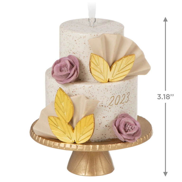 Hallmark A Sweet Beginning 2023 Porcelain Ornament - Image 3