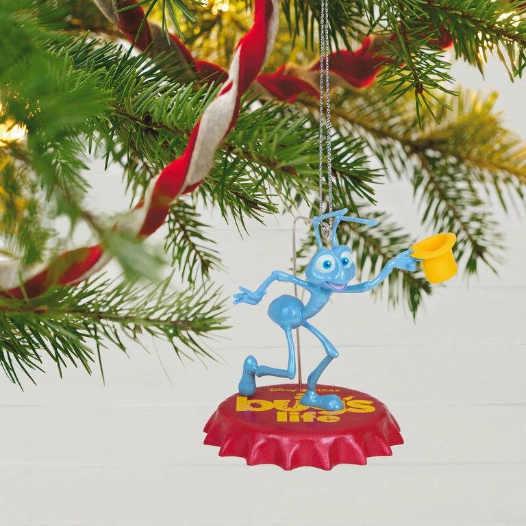 Hallmark Disney/Pixar A Bug's Life 25th Anniversary Flik Ornament - Image 2
