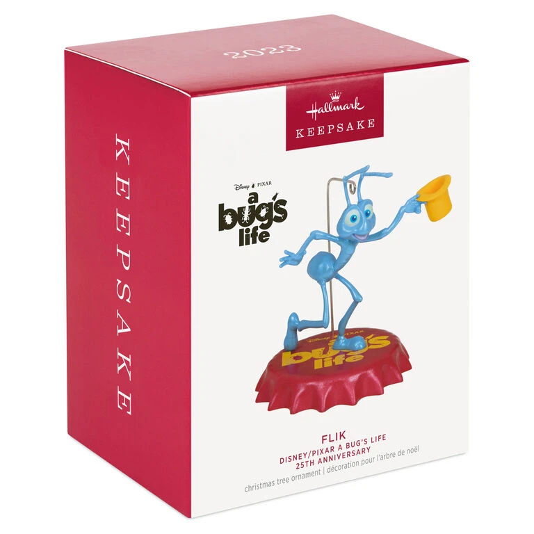 Hallmark Disney/Pixar A Bug's Life 25th Anniversary Flik Ornament - Image 4
