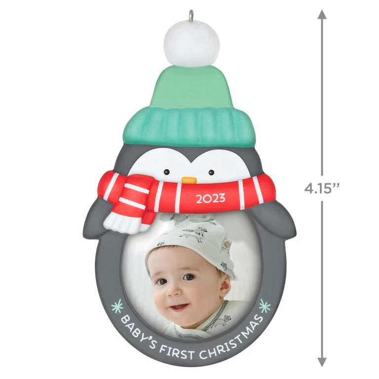 Hallmark Baby's 1st Christmas 2023 Photo Frame Ornament - Image 3