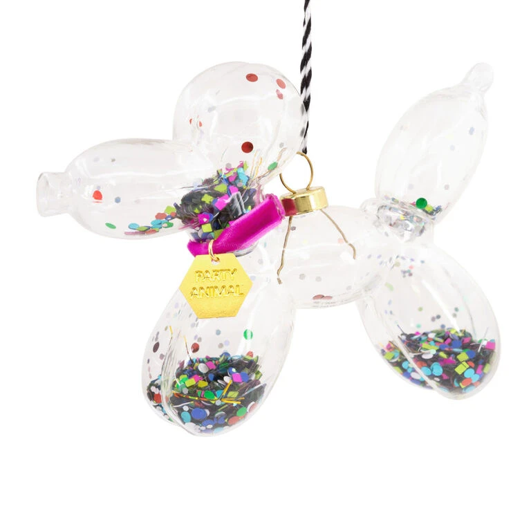 Signature Balloon Dog Premium Glass Hallmark Ornament