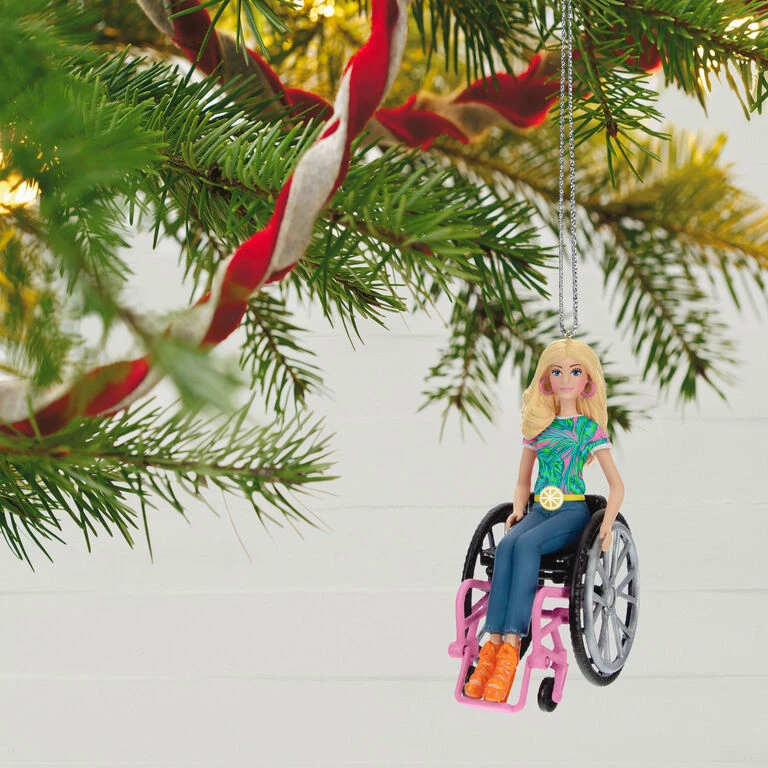 Hallmark Barbie⢠Fashionista With Wheelchair Ornament - Image 2