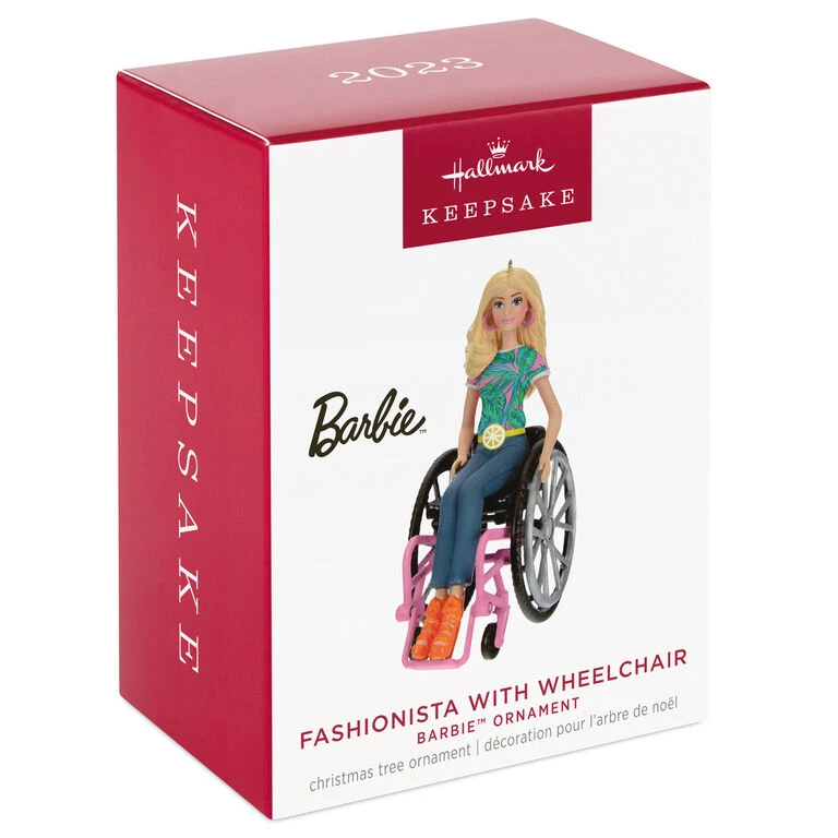 Hallmark Barbie⢠Fashionista With Wheelchair Ornament - Image 4
