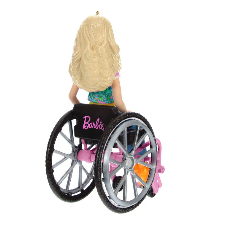 Hallmark Barbie⢠Fashionista With Wheelchair Ornament - Image 6