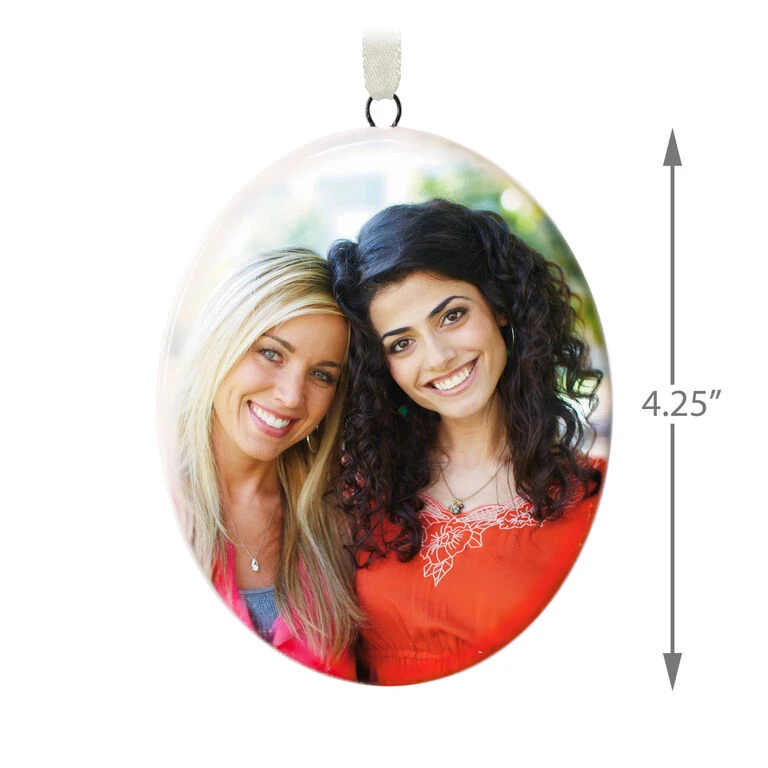 Hallmark Ceramic Photo Ornament—Vertical Oval - Image 3