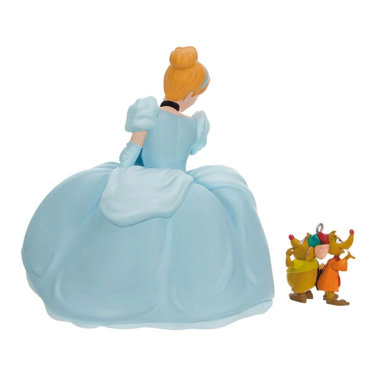 Hallmark Disney Cinderella Jaq And Gus Love Cinderelly Christmas Ornaments, Set Of 2 - Image 6