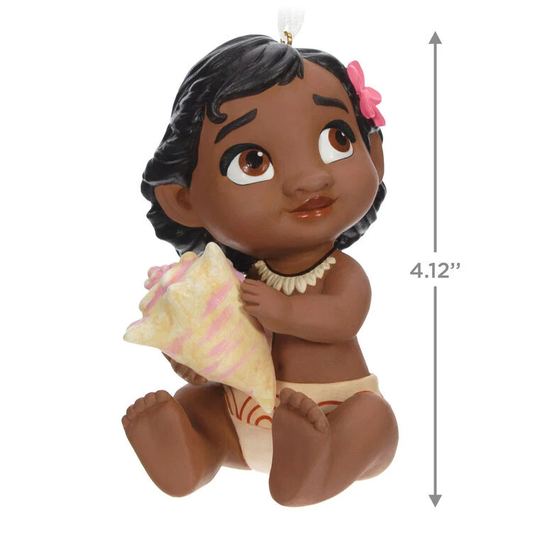 Hallmark Disney Moana The Ocean Chose Me Porcelain Ornament - Image 3