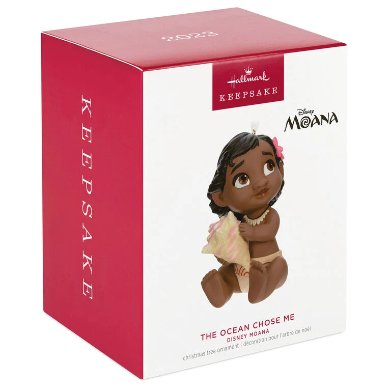 Hallmark Disney Moana The Ocean Chose Me Porcelain Ornament - Image 4