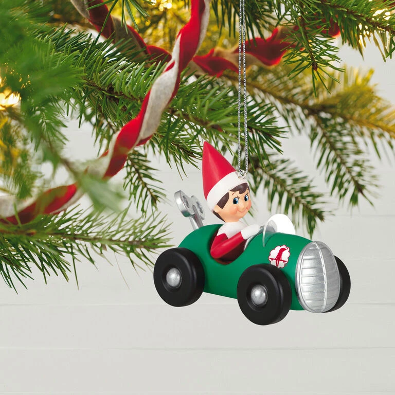 Hallmark The Elf On The Shelf® Race To The Finish Scout Elf™ Ornament - Image 2