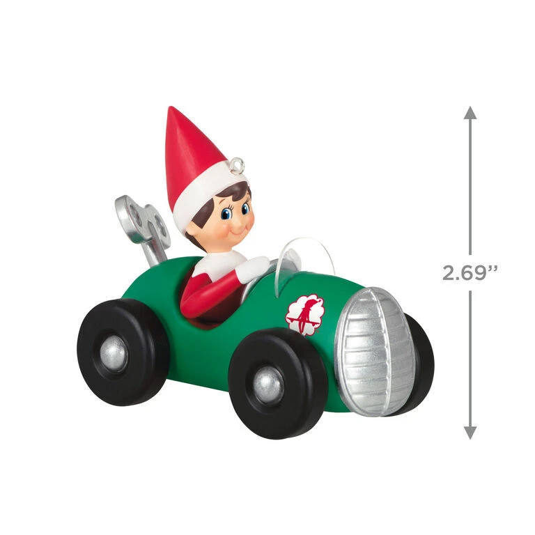 Hallmark The Elf On The Shelf® Race To The Finish Scout Elf™ Ornament - Image 3