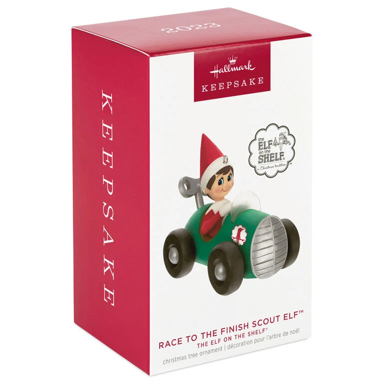 Hallmark The Elf On The Shelf® Race To The Finish Scout Elf™ Ornament - Image 4