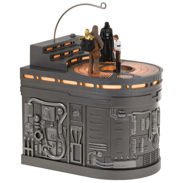 Hallmark Star Wars: The Empire Strikes Back™ Into The Carbon-Freezing™ Chamber Ornament With Light, Sound And Motion - Image 7