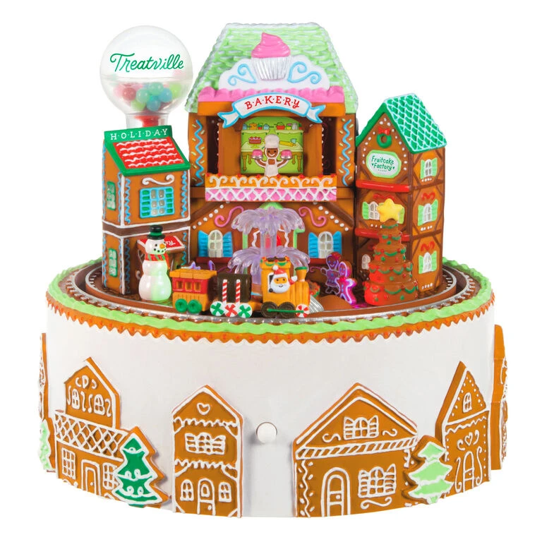 Hallmark Gingerbread Village Musical Ornament With Light And Motion