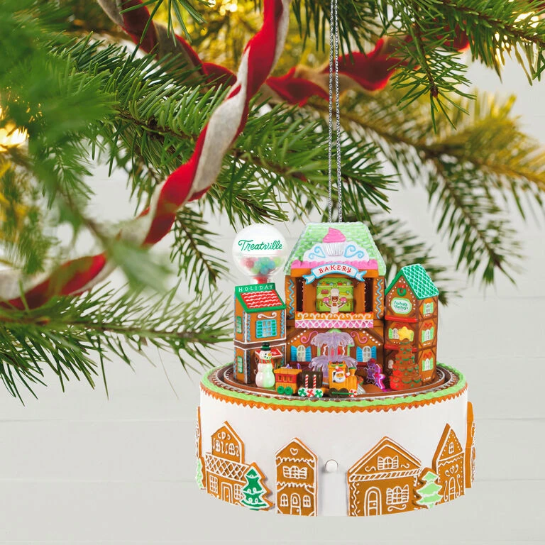 Hallmark Gingerbread Village Musical Ornament With Light And Motion - Image 2