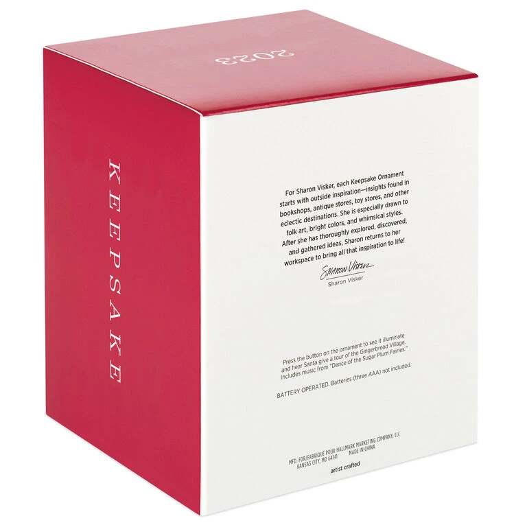 Hallmark Gingerbread Village Musical Ornament With Light And Motion - Image 5