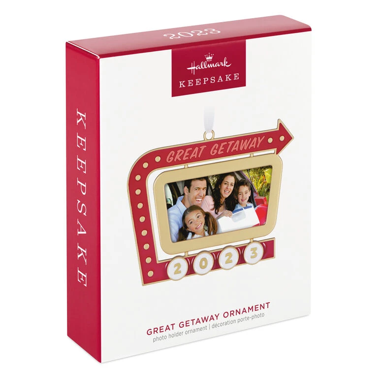 Hallmark Great Getaway 2023 Metal Photo Frame Ornament - Image 4