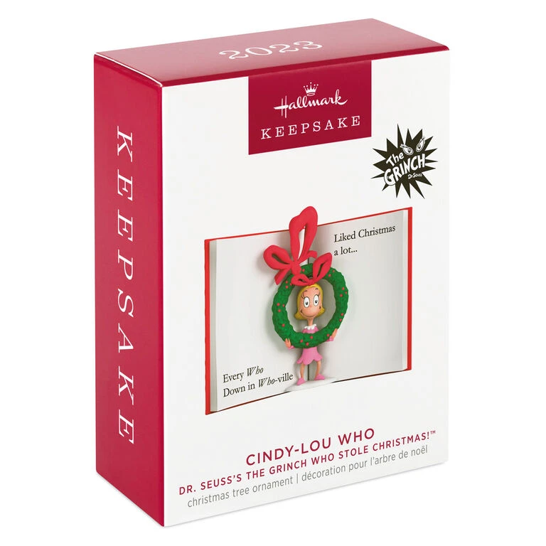 Hallmark Dr. Seuss's How The Grinch Stole Christmas!™ Cindy-Lou Who Ornament - Image 4