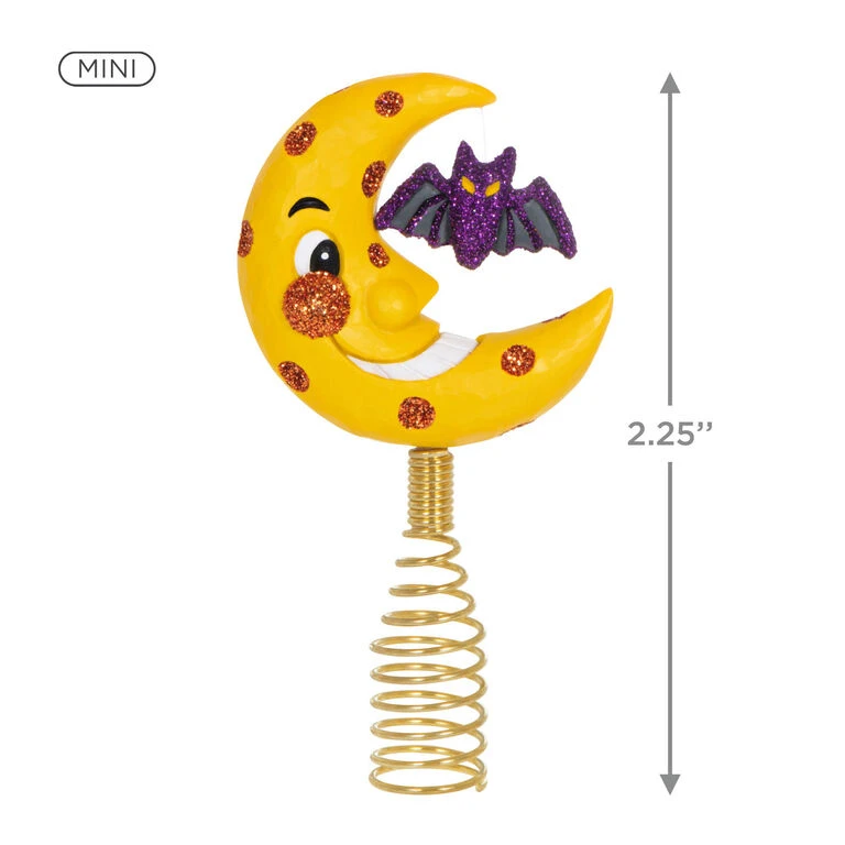 Hallmark Mini Halloween Tree Topper And Tree Skirt, Set Of 2 - Image 2