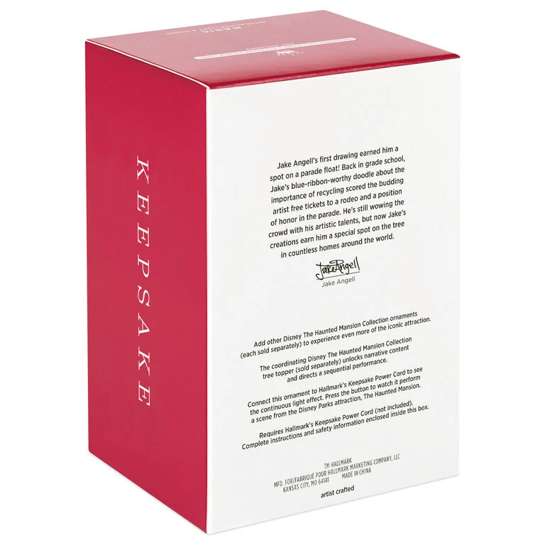 Hallmark Disney The Haunted Mansion Collection Victor Geist Ornament With Light And Sound - Image 5