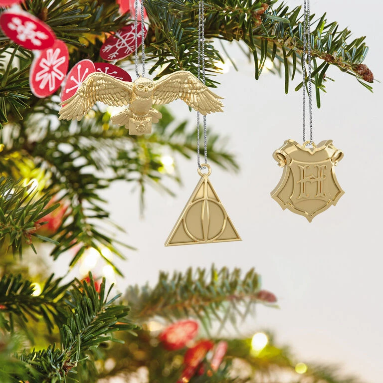 Hallmark Mini Harry Potter™ The Wizarding World™ Metal Ornaments, Set Of 3 - Image 2