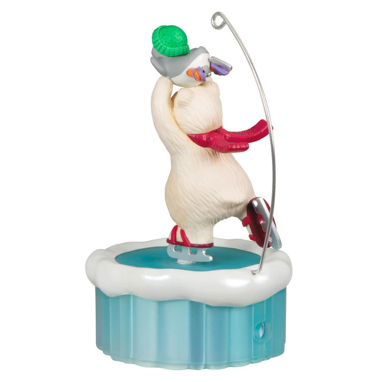 Hallmark Skating Snowball And Tuxedo Ornament With Motion - Image 6