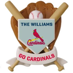MLB Baseball Personalized Ornament, Cardinalsâ˘