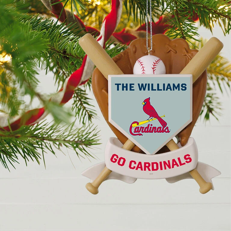MLB Baseball Personalized Ornament, Cardinals⢠- Image 2
