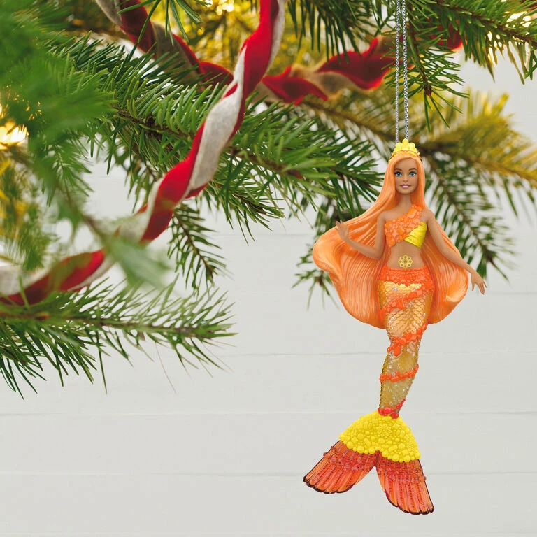 Hallmark Barbie⢠Mermaid Ornament With Light - Image 2
