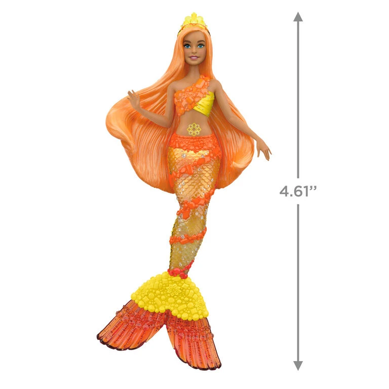 Hallmark Barbie⢠Mermaid Ornament With Light - Image 3