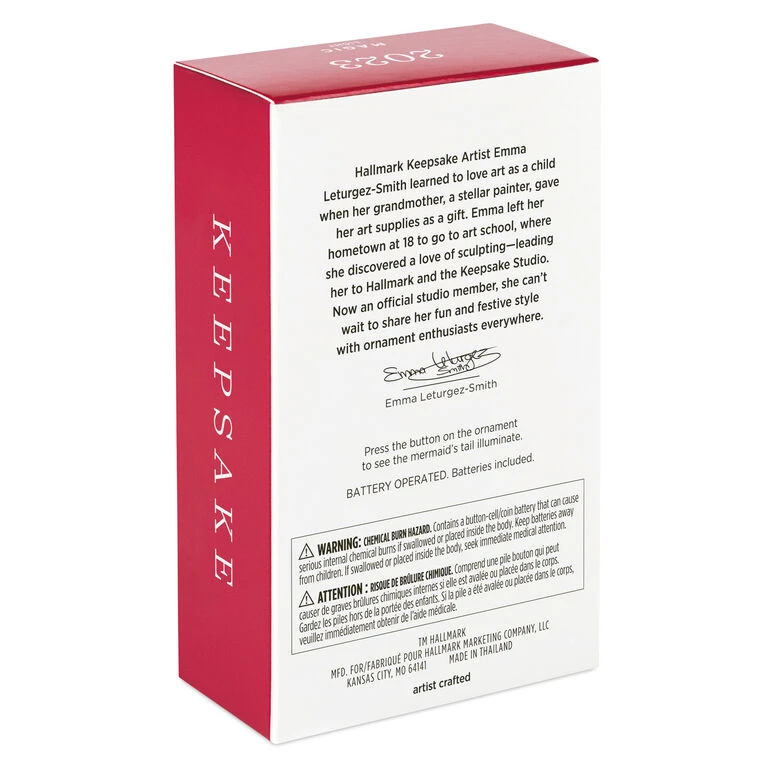 Hallmark Barbie⢠Mermaid Ornament With Light - Image 5