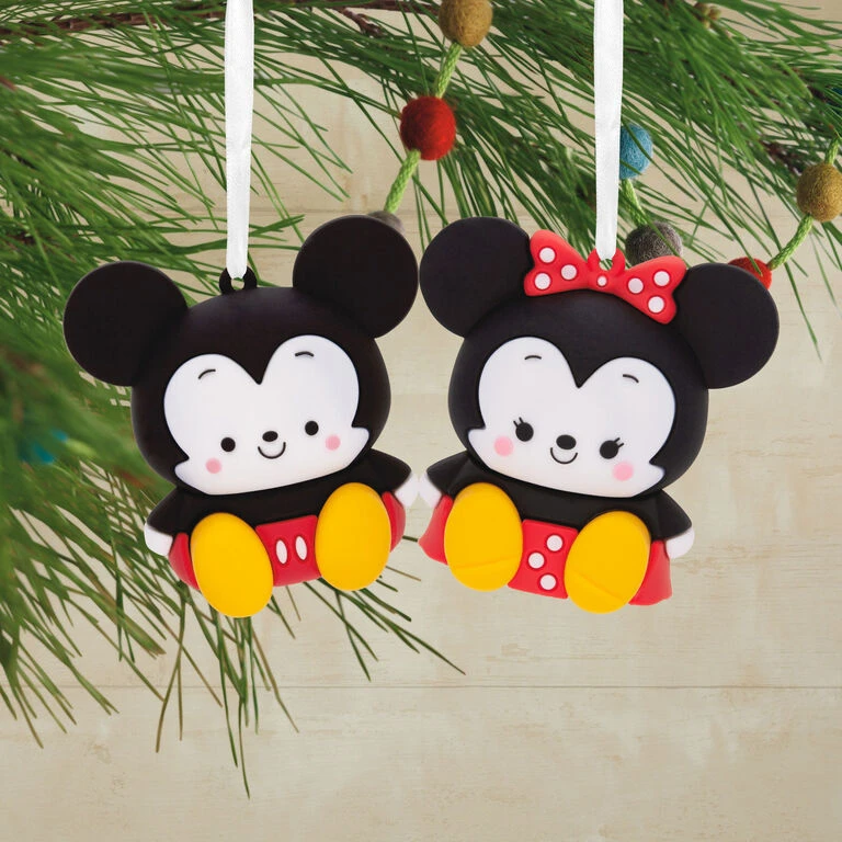 Better Together Disney Mickey And Minnie Magnetic Hallmark Ornaments, Set Of 2 - Image 2