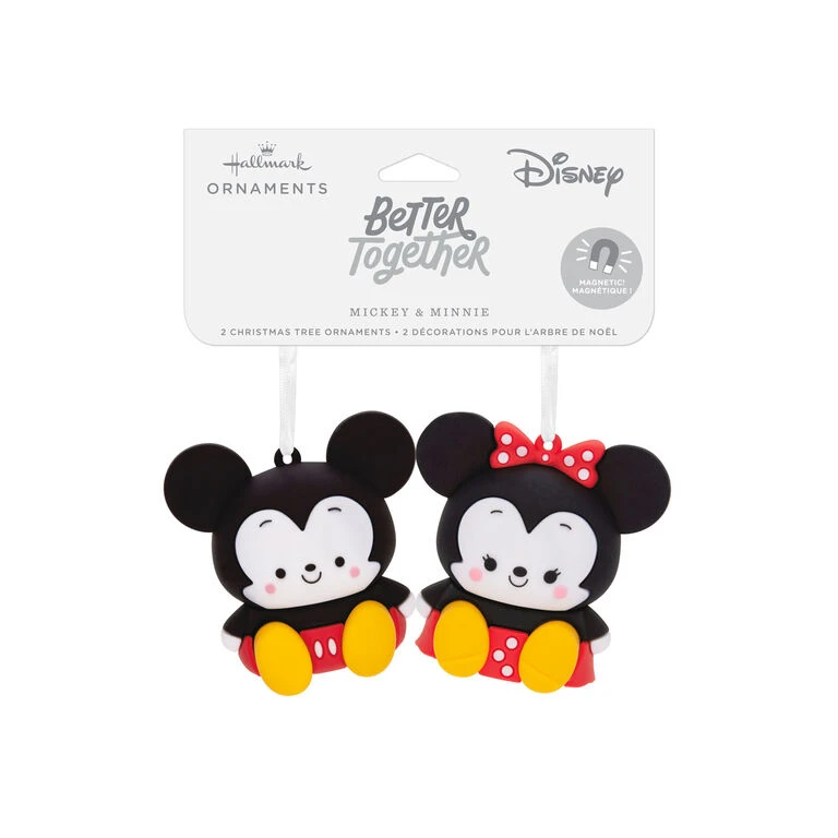 Better Together Disney Mickey And Minnie Magnetic Hallmark Ornaments, Set Of 2 - Image 4