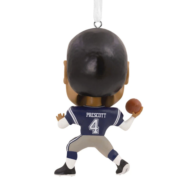 NFL Dallas Cowboys Dak Prescott Bouncing Buddy Hallmark Ornament - Image 5