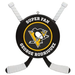 NHLÂ Hockey Personalized Ornament, Pittsburgh PenguinsÂź