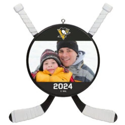 NHLÂ Hockey Personalized Photo Ornament, Pittsburgh PenguinsÂź