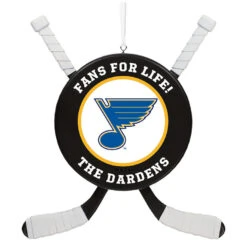 NHLÂ Hockey Personalized Ornament, St. Louis BluesÂź