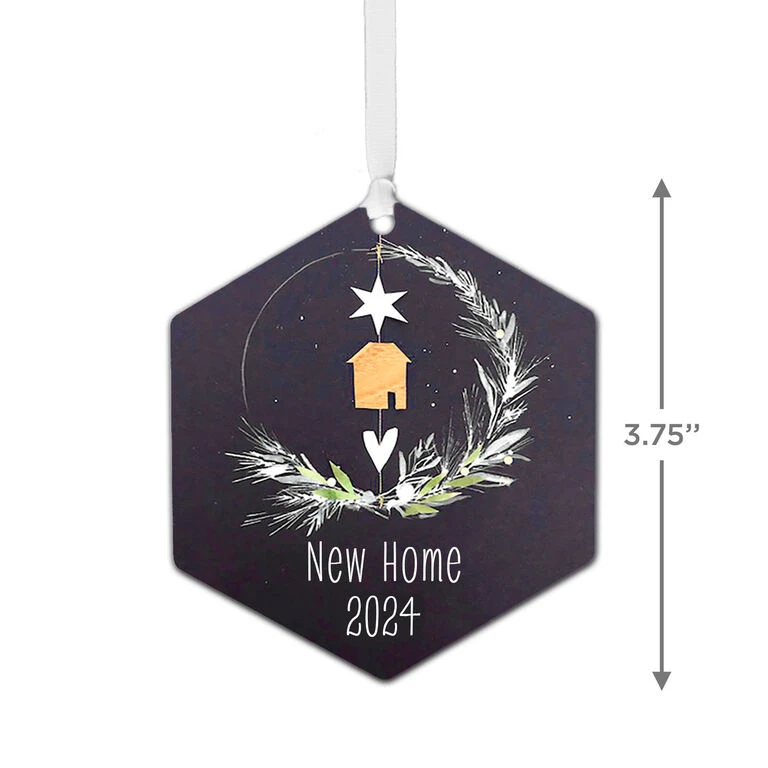 Hallmark New Home Personalized Text Metal Ornament - Image 3