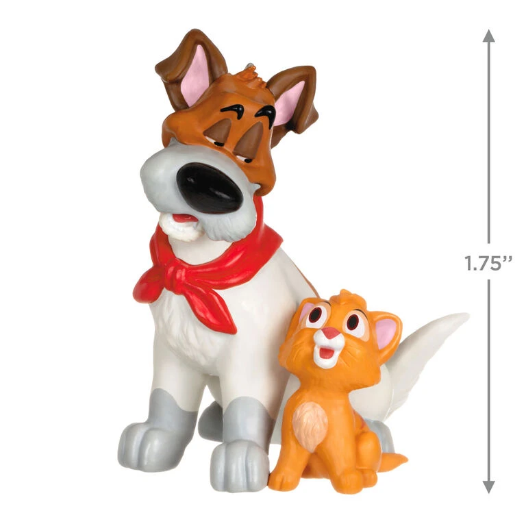 Hallmark Disney Oliver And Company 35th Anniversary Oliver And Dodger Ornament - Image 3