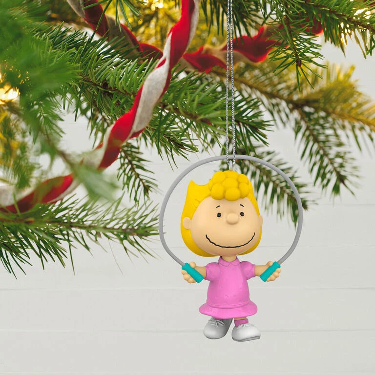 Hallmark The Peanuts® Gang Jump-Roping Sally Ornament - Image 2