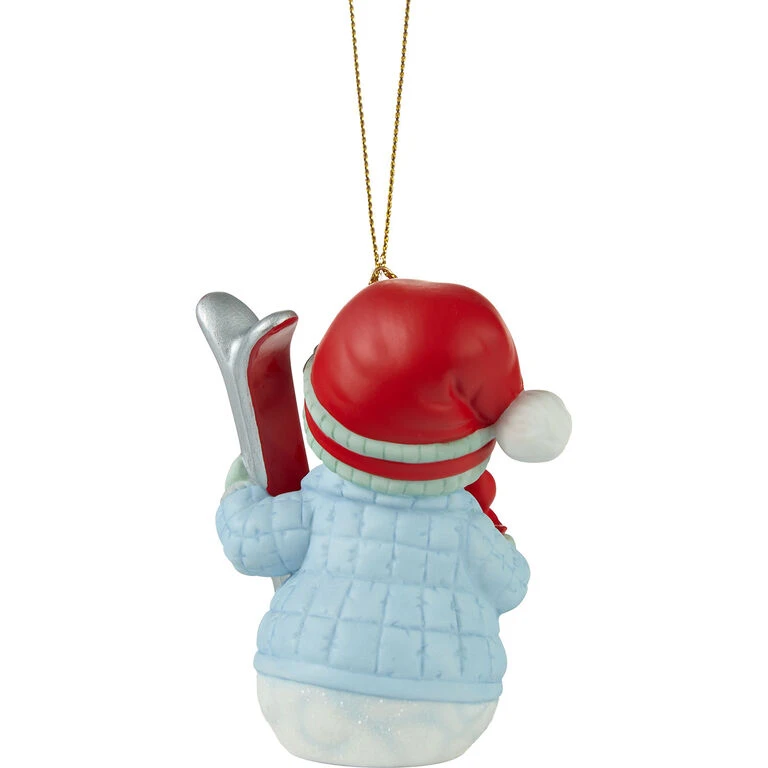 Precious Moments ‘Tis The Ski-Son To Be Jolly Ornament, 3.4" - Image 2