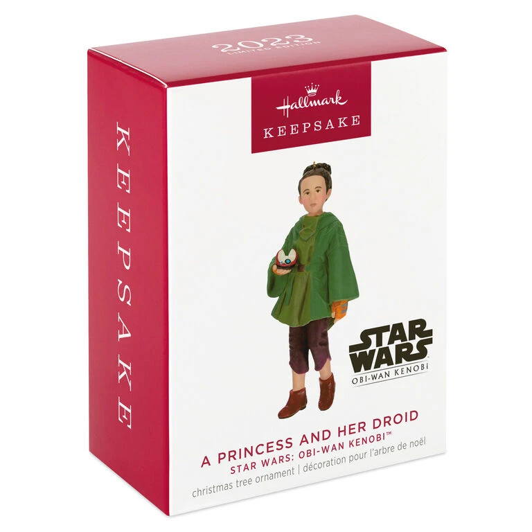 Hallmark Star Wars: Obi-Wan Kenobi⢠A Princess And Her Droid Ornament - Image 4