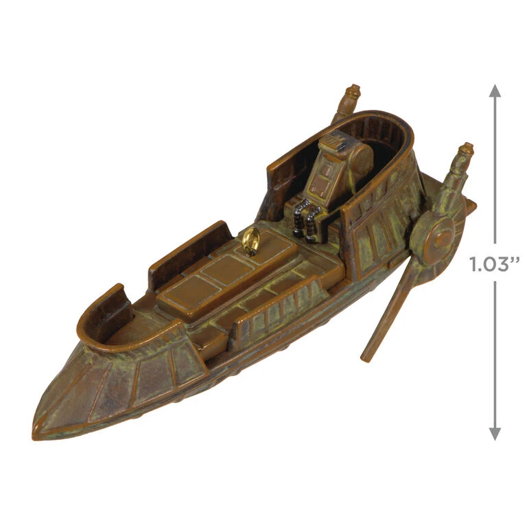 Hallmark Star Wars: Return Of The Jedi™ Desert Skiff™ Ornament - Image 3