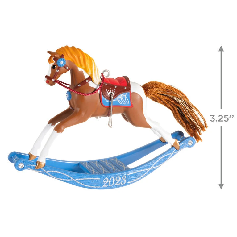 Hallmark Rocking Horse Memories 2023 Ornament - Image 3