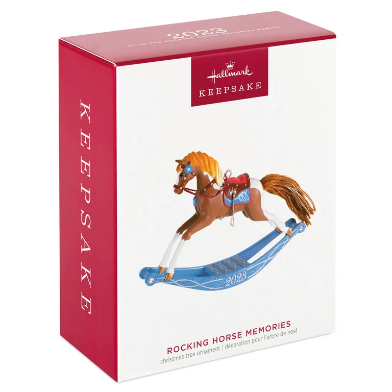 Hallmark Rocking Horse Memories 2023 Ornament - Image 4