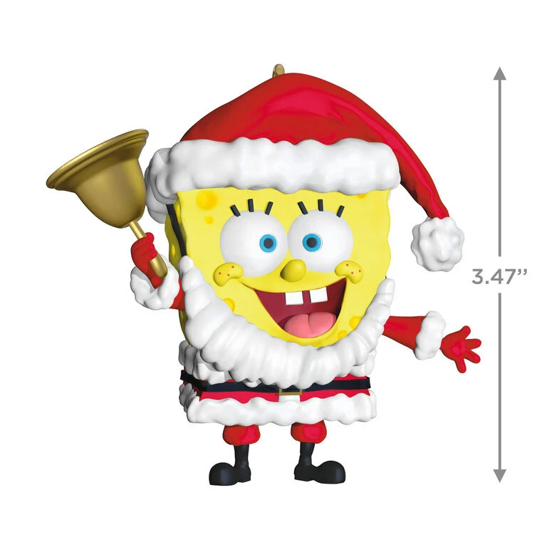 Hallmark Nickelodeon SpongeBob SquarePants Santa Ornament - Image 3