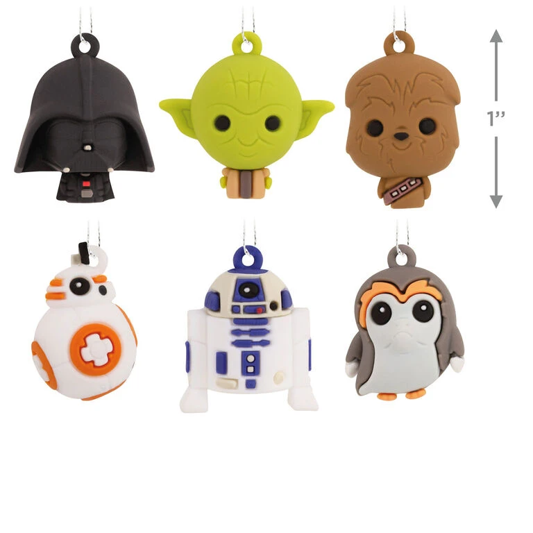 Mini Star Wars™ Shatterproof Hallmark Ornaments, Set Of 6 - Image 3