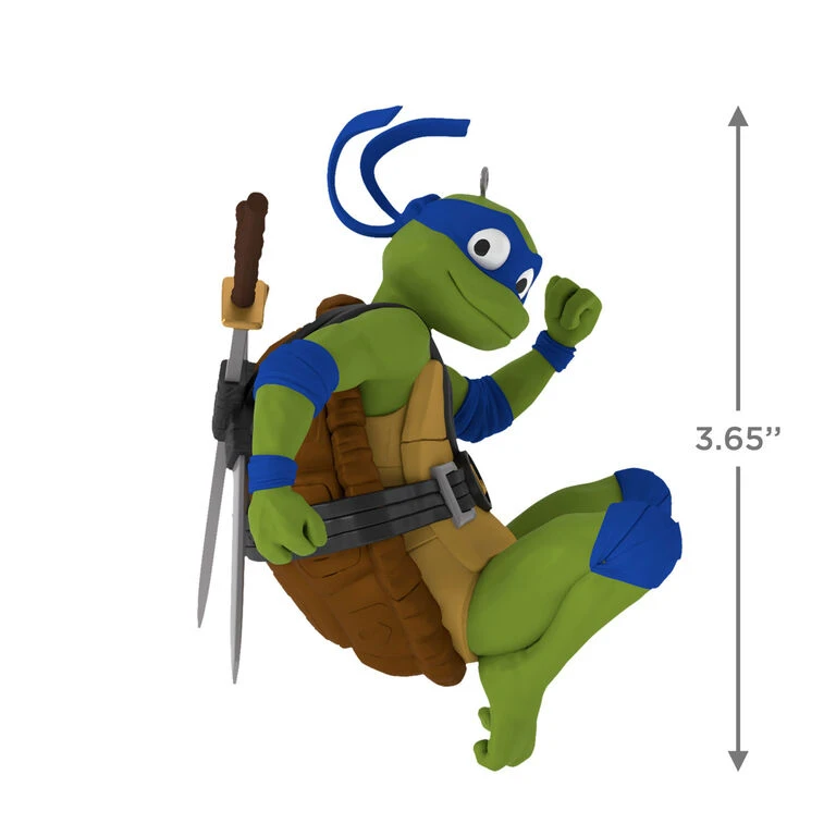 Hallmark Teenage Mutant Ninja Turtles: Mutant Mayhem Leonardo Ornament - Image 3