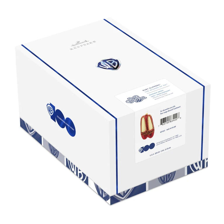 Hallmark The Wizard Of Oz™ Ruby Slippers™ Glass Ornament - Image 4