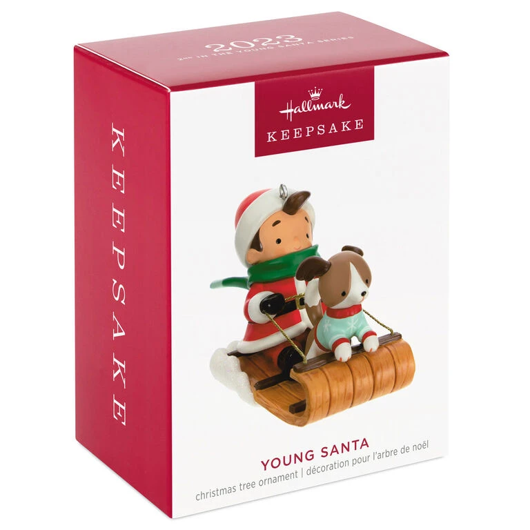 Hallmark Young Santa Ornament - Image 4